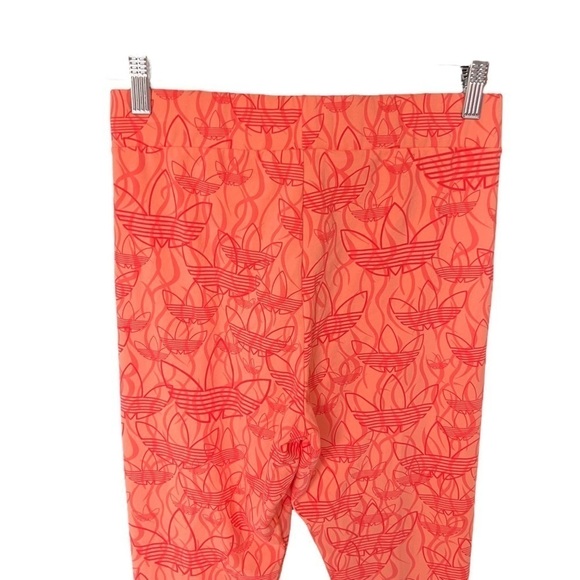 Adidas - NWT Mid-Rise Printed Sports Leggings with Elasticated Waist Sz M - Picture 6 of 10